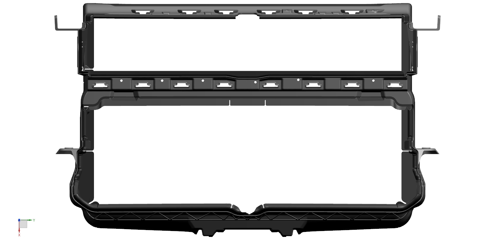 <b>Injection mould for water tank fr<x>ame</b>